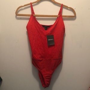 Cute Red Bodysuit
